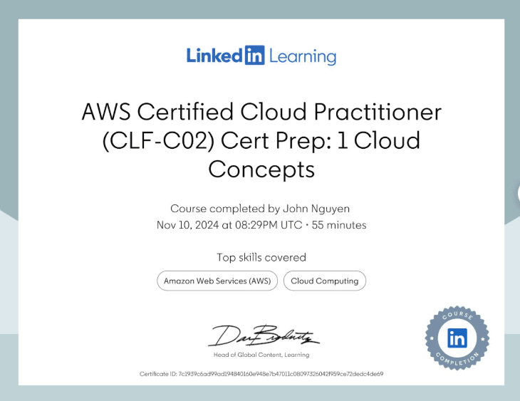 AWS Certified Cloud Practitioner