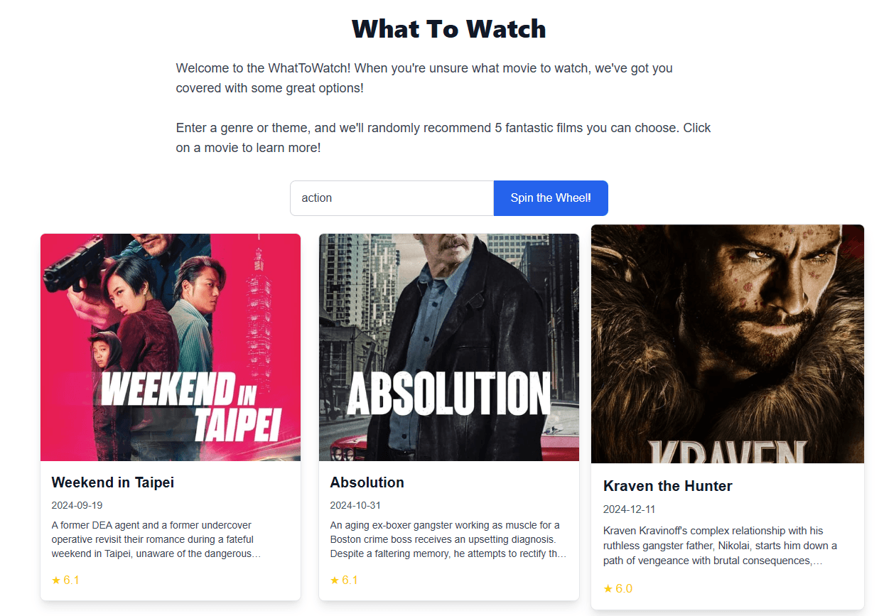 Movies Discovery Platform
