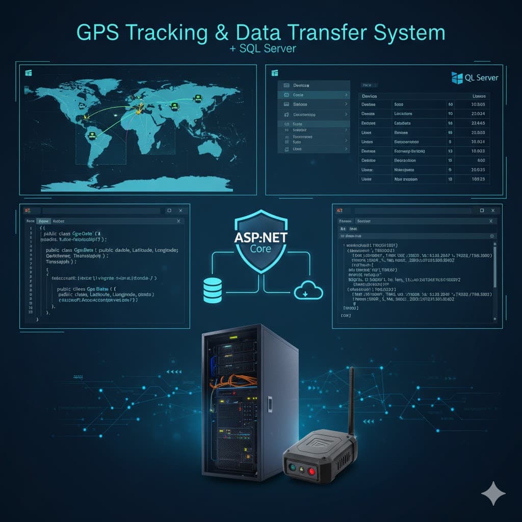 GPS Tracking & Data Transfer System